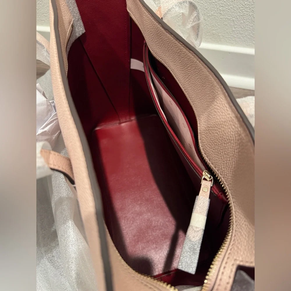 Kate Spade Margaux Large Tote, Pale Vellum (Pink) - Picture 10 of 16